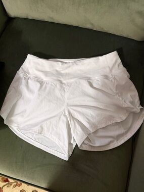 lululemon athletica White Women's Athletic Shorts - High Waist